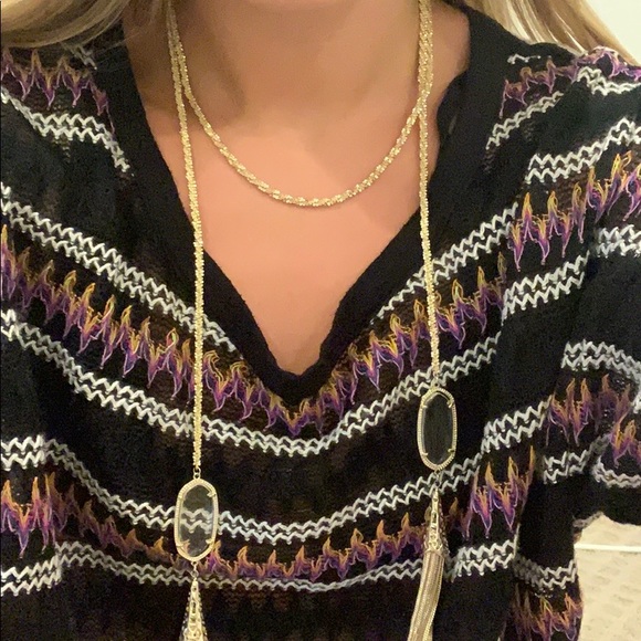 Kendra Scott Megan gold wrap necklace - Picture 2 of 2